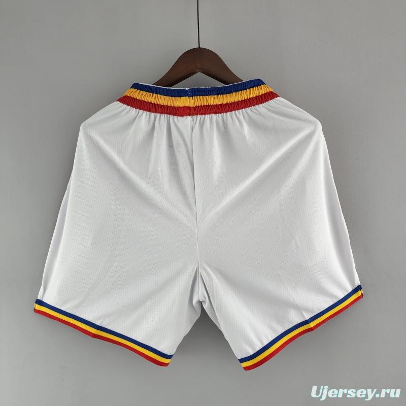 Golden State Warriors NBA Shorts White