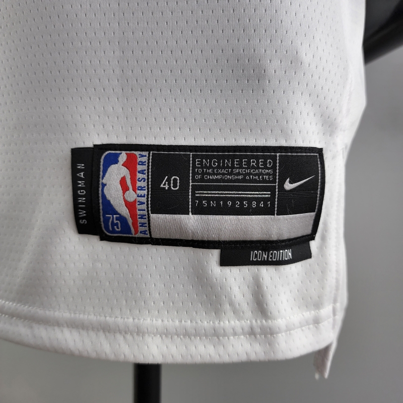 75th Anniversary IRVING #11 Los Angeles Lakers White NBA Jersey