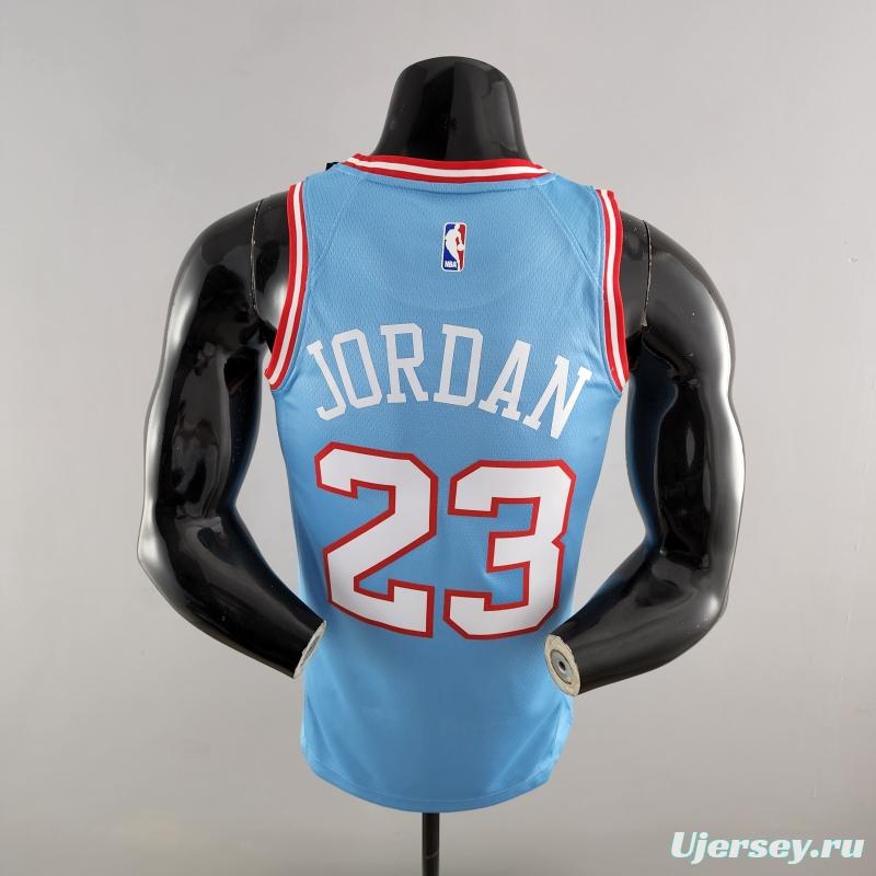 Chicago Bulls JORDAN#23 Blue NBA Jersey