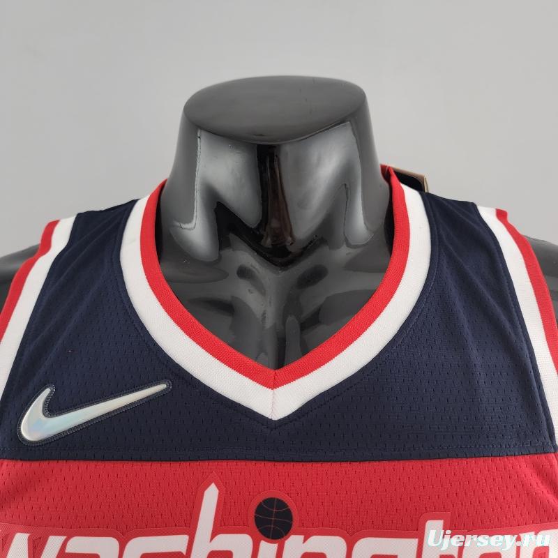 75th Anniversary JORDAN #23 Wizards Red, White And Blue NBA Jersey