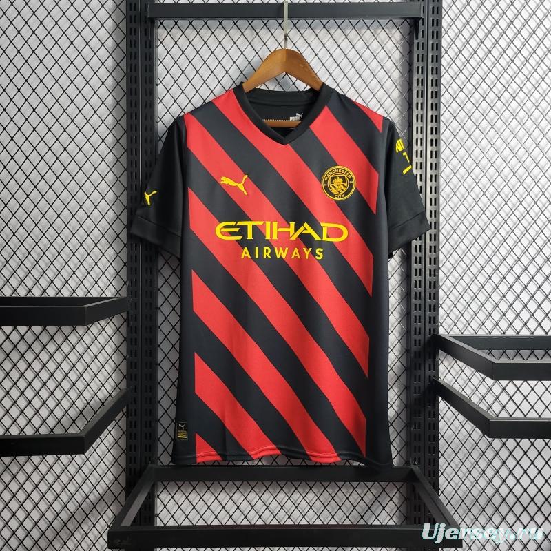 22/23 Manchester City Away Soccer Jersey