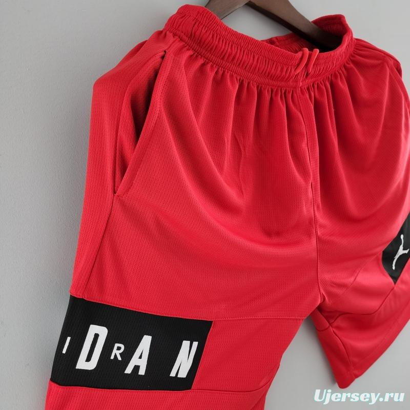 2022 NBA Jordan Shorts Red