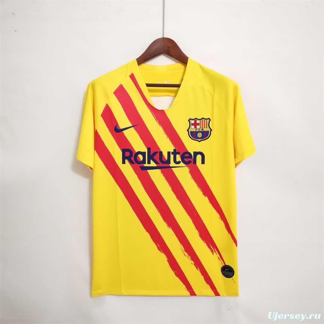 Retro 19/20 Barcelona Fourth Away Soccer Jersey