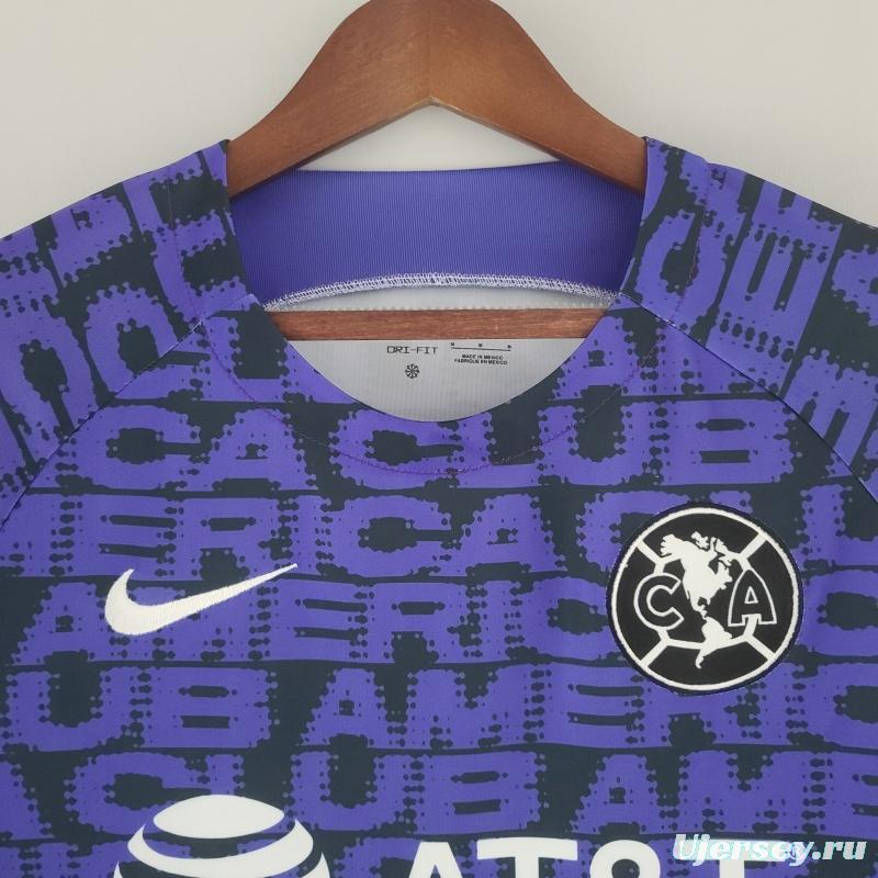 22/23 Club America Training Purple Jersey