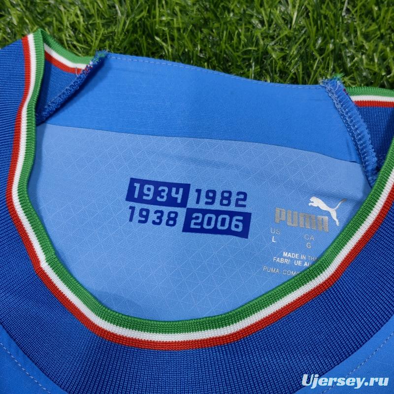 Player Version Italy Home Jersey