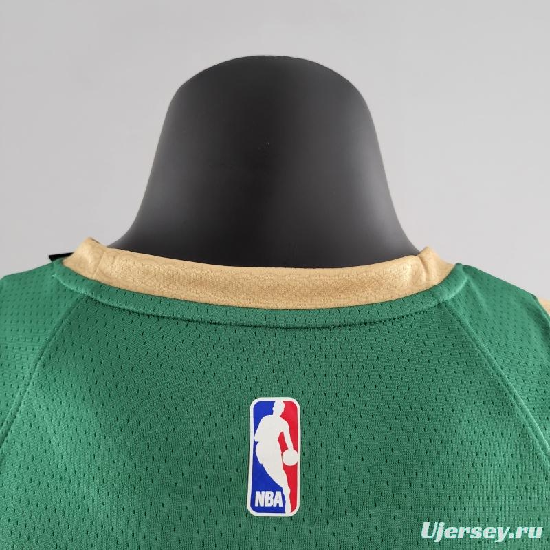 2020 IRVING #11 Boston Celtics City Edition Green NBA Jersey