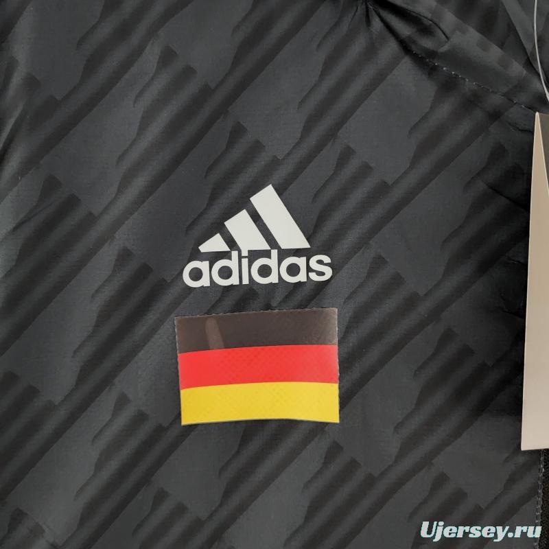 2022 Germany Windbreaker Black Red And White