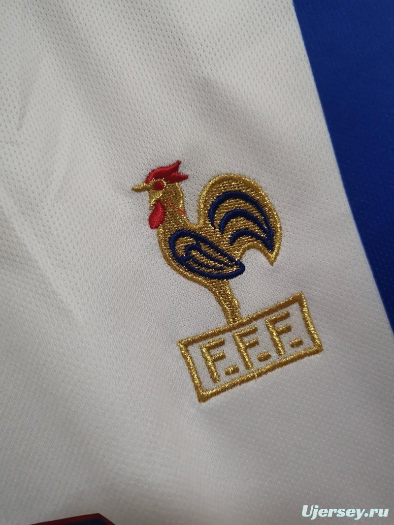 Retro 1996 France Away Soccer Jersey