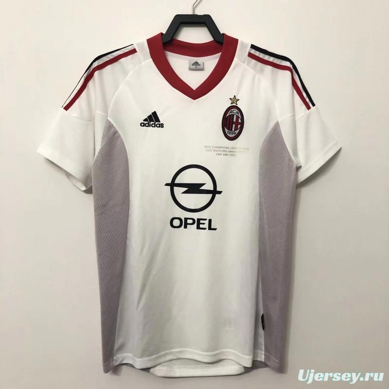 Retro 02/03 AC Milan Away Soccer Jersey