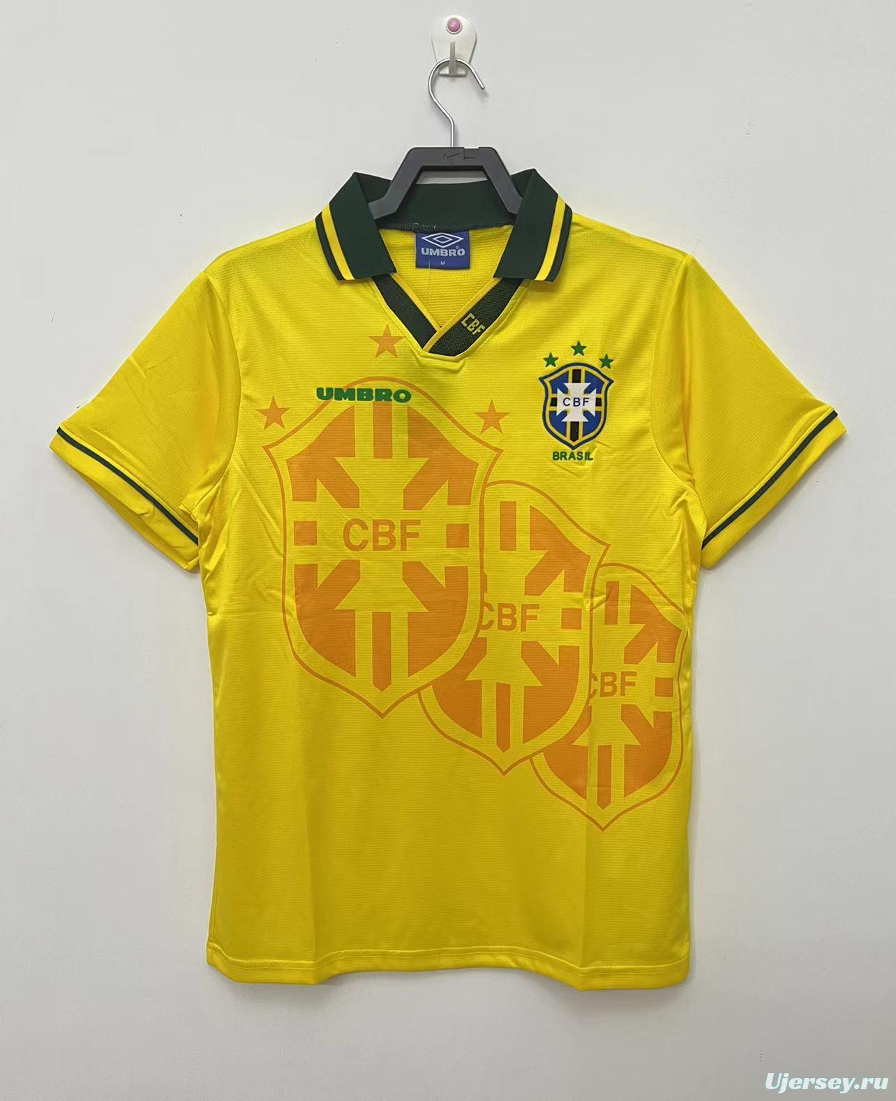 Retro 1994 Brazil home Soccer Jersey