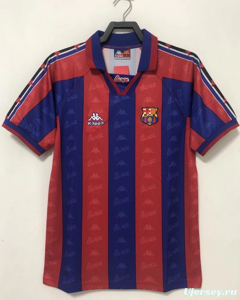 Retro 96/97 Barcelona Home Soccer Jersey