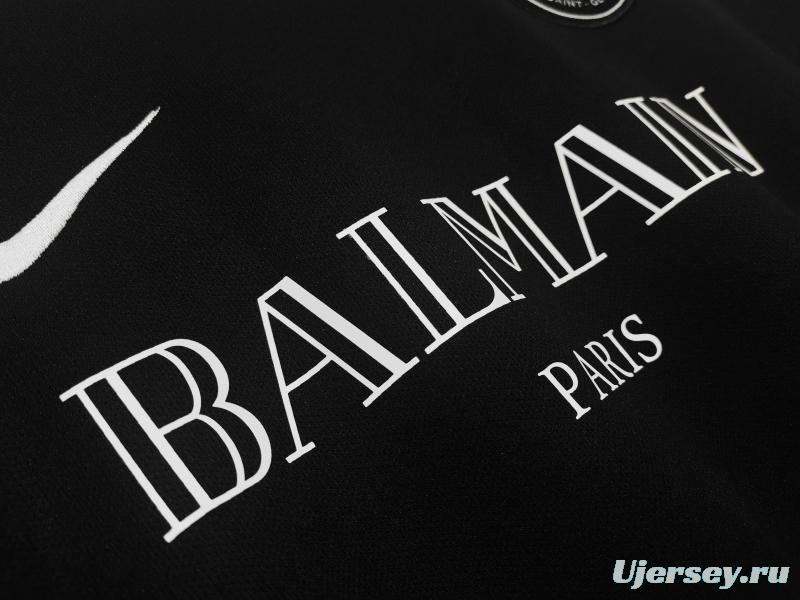 Retro 2020 PSGx Balmain Black Jersey