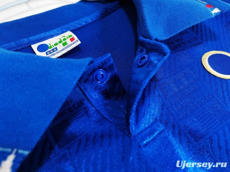 Retro 1994 Italy Home Soccer Jersey