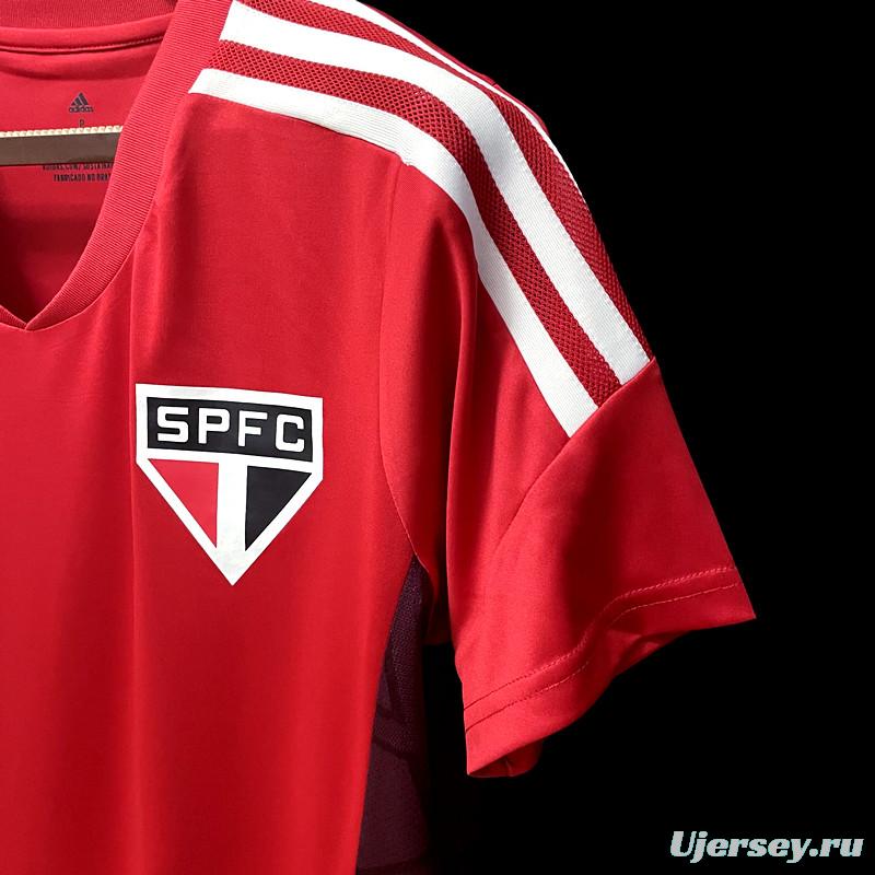 22/23 Sao Paulo Red Training Jersey