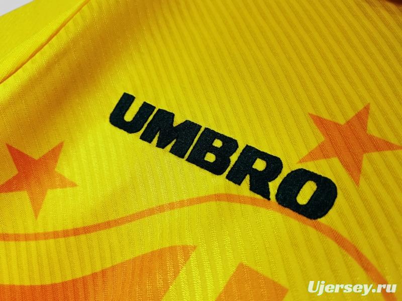 Retro 1993/94 Brazil Home Soccer Jersey