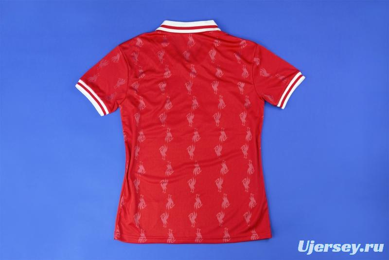 Retro 96/98 Liverpool Home Soccer Jersey