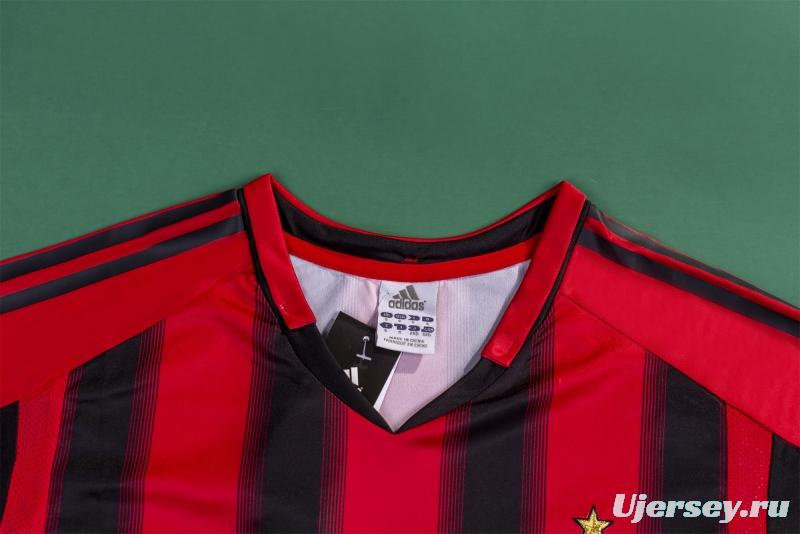 RETRO 04/05 AC Milan Home Soccer Jersey