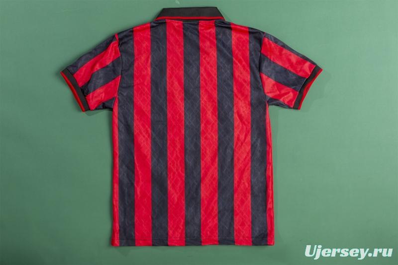 RETRO 94/96 AC Milan Home Soccer Jersey