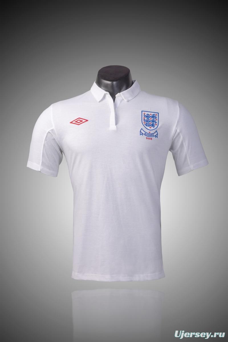 Retro 2010 England Home Soccer Jersey