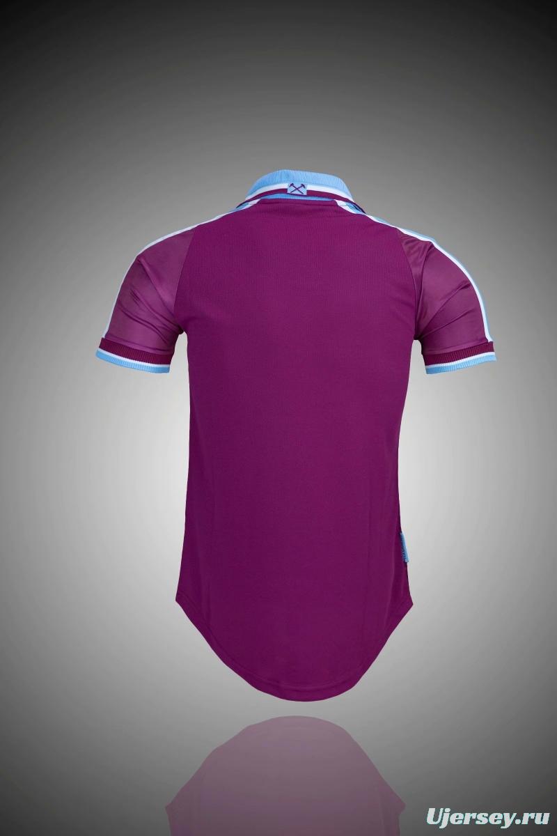 Retro 99/01 West ham United Home Soccer Jersey