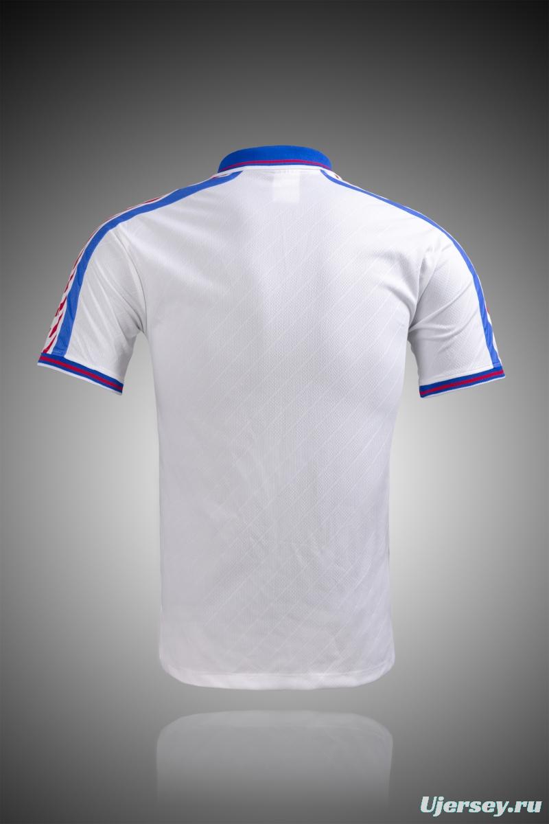 Retro 1996 Czech Republic  Away Soccer Jersey
