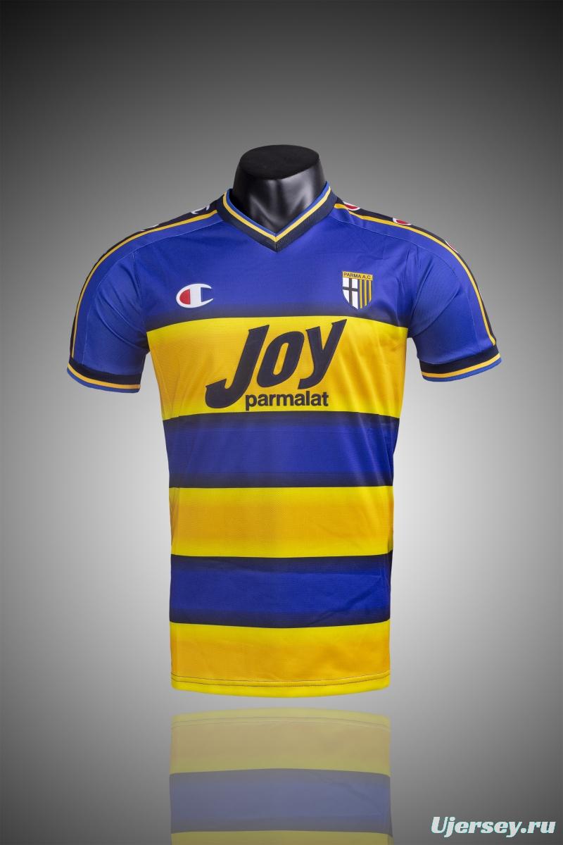 RETRO 01/02 Parma Home Soccer Jersey