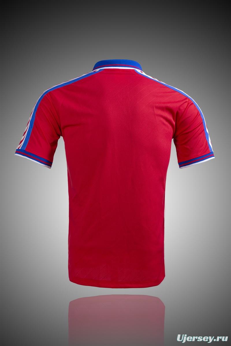 Retro 1996 Czech Republic Home Soccer Jersey