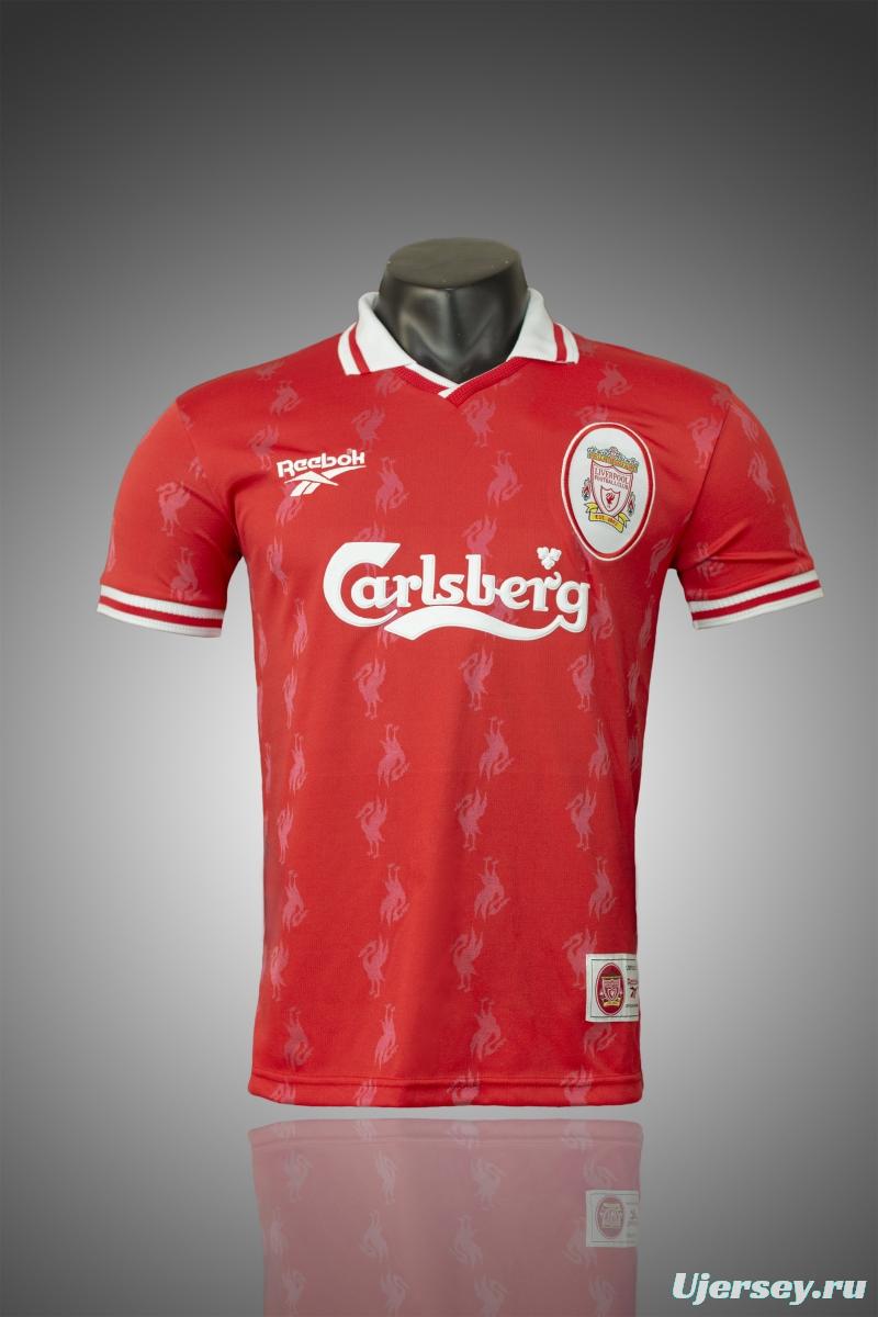 Retro 96/98 Liverpool Home Soccer Jersey