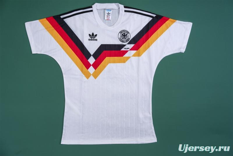 Retro 1990 Germany Home Soccer Jersey