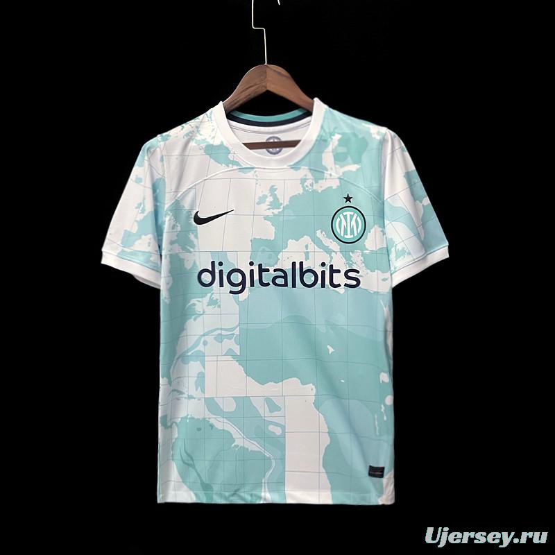 22/23 Inter Milan Away Soccer Jersey