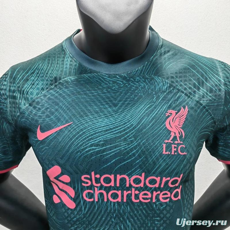 Player Version 22/23 Liverpool Third Soccer Jersey