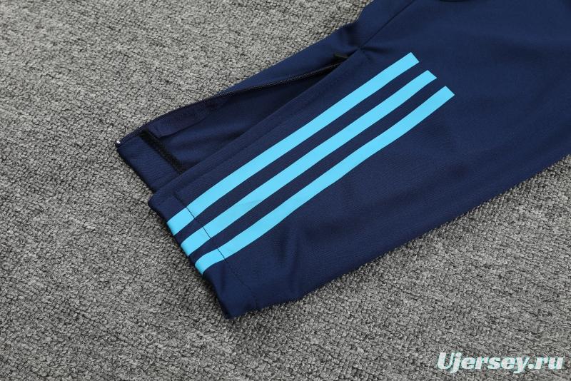 2022 Argentina Navy Half Zipper Tracksuit