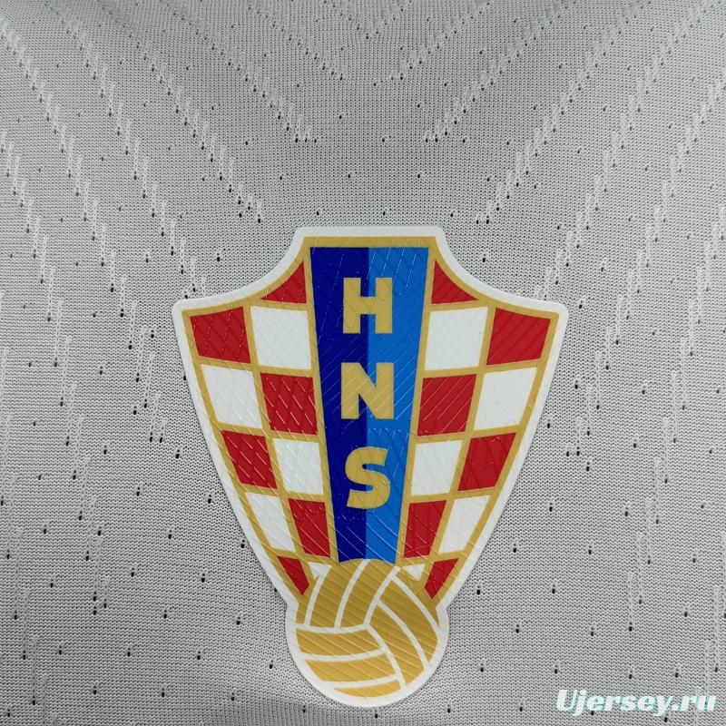 Player Version 2022 Croatia Home Soccer Jersey