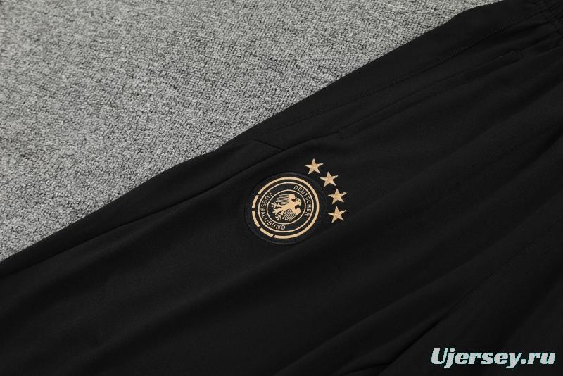 2022 Germany Khaki Half Zipper Tracksuit