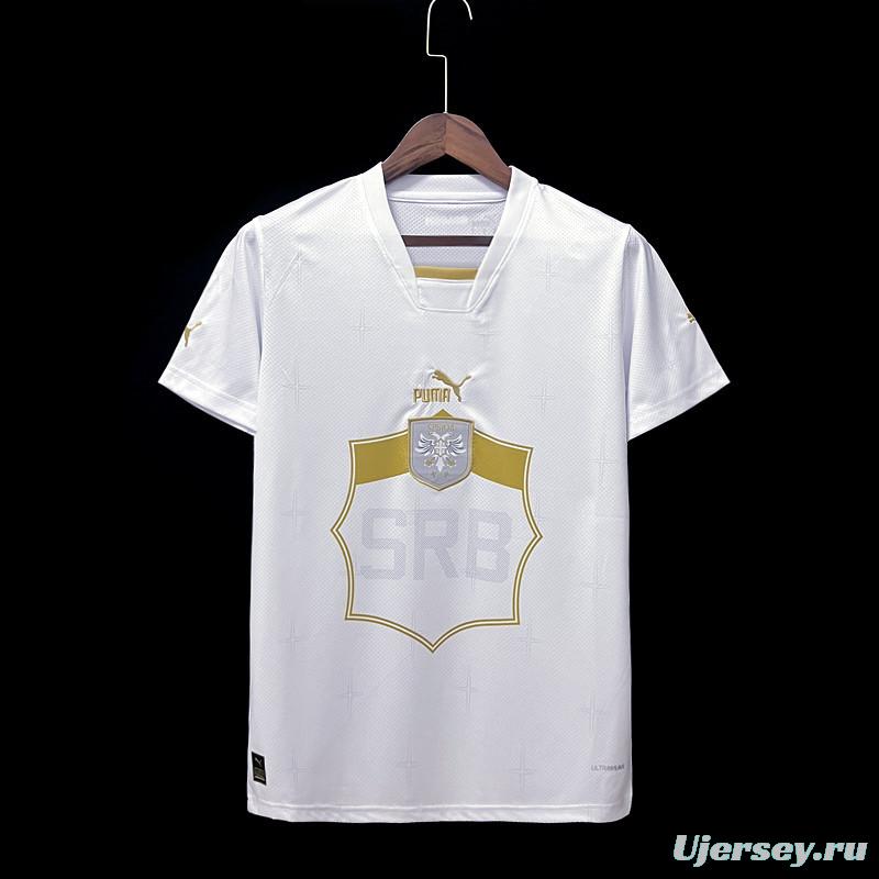 2022 Serbia Away White Jersey