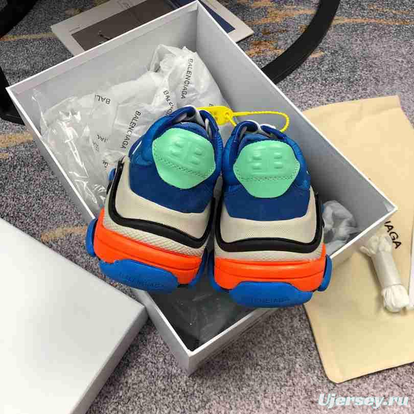 Men Balenciaga Triple-S 2 Blue Sneaker