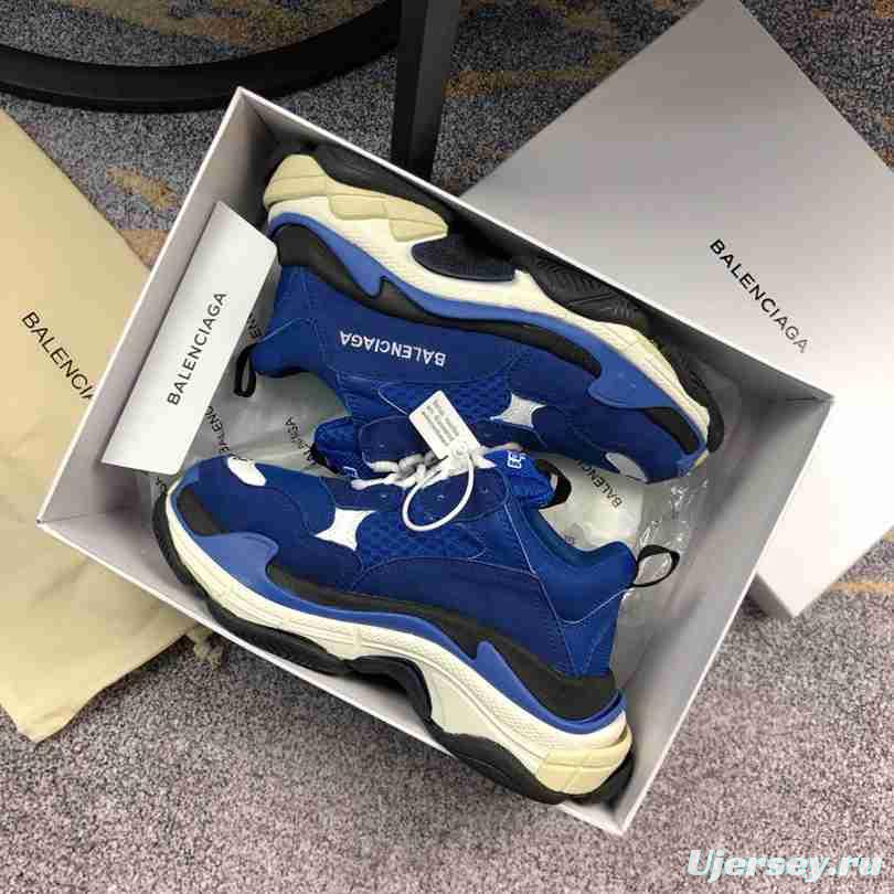 Men Balenciaga Triple-S Sneaker Blue