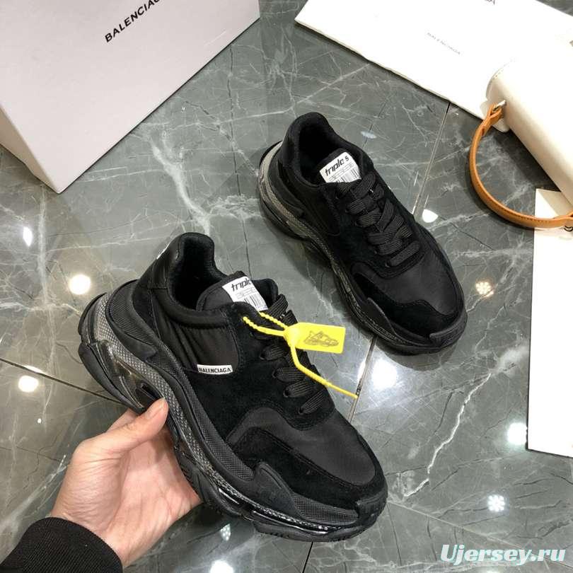 Men/Women Balenciaga Triple S 2.0 Black Sneaker