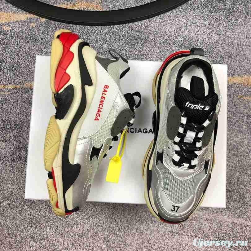 Men Balenciaga Triple-S Sneaker Red/Grey