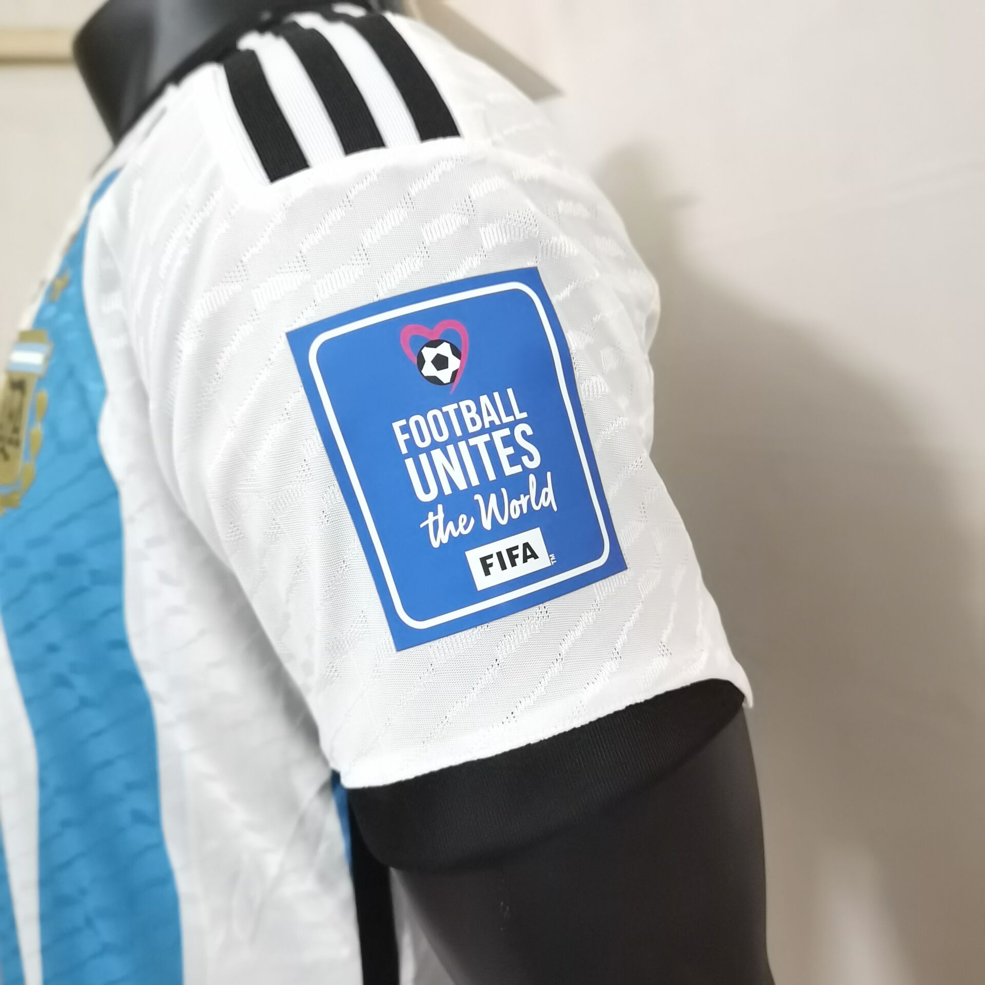 Player Version 3 Stars 2022 Argentina MESSI #10 Home Jersey With World Cup Champion Patches