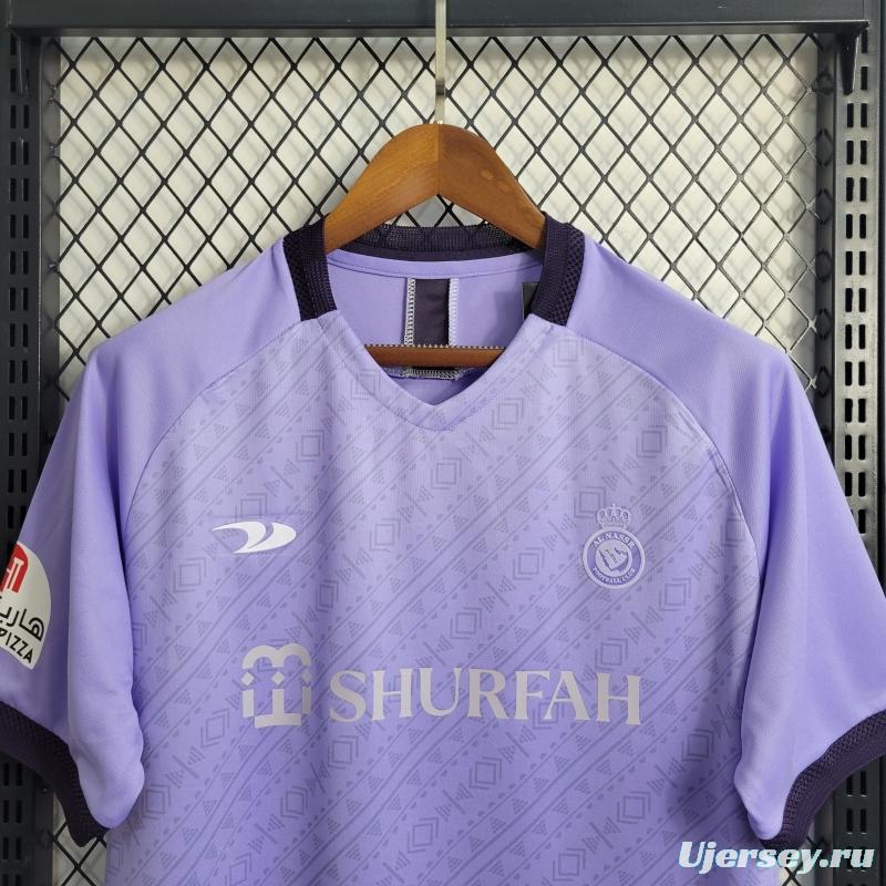 22 23 Al-Nassr FC Forth Purple Jersey