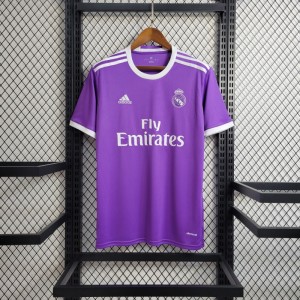 Retro Real Madrid 17/18 Away Purple Jersey