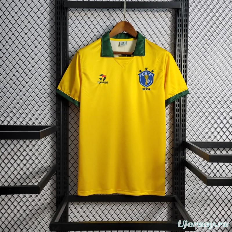 Retro 1988/1990 Brazil Home Jersey