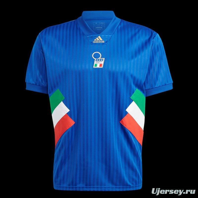 Player Version 2023 Italy Blue Icon Remake Jersey