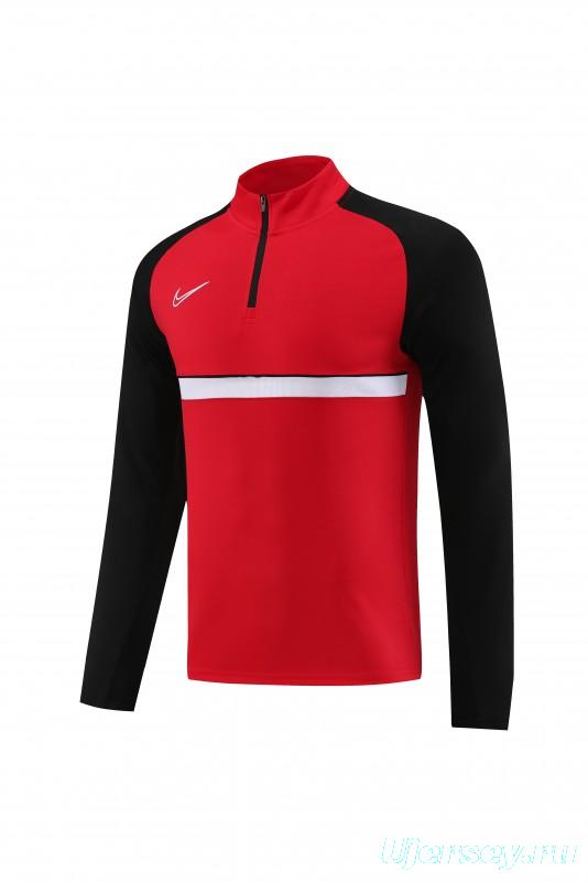 2023 NIKE Red Half Zipper Jacket +Pants