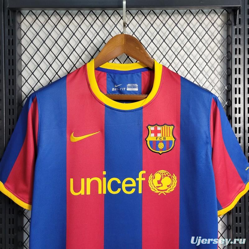 Retro 10/11 Barcelona Home Jersey