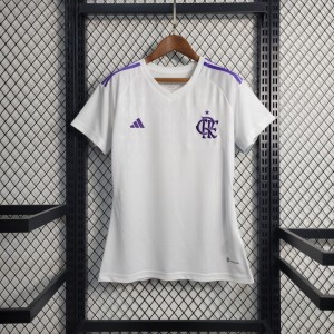 23-24 Women Flamengo Goalkeeper White Jersey