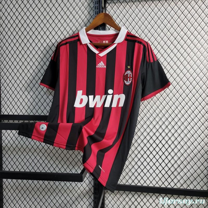 Retro 2009-10 AC Milan Home Jersey