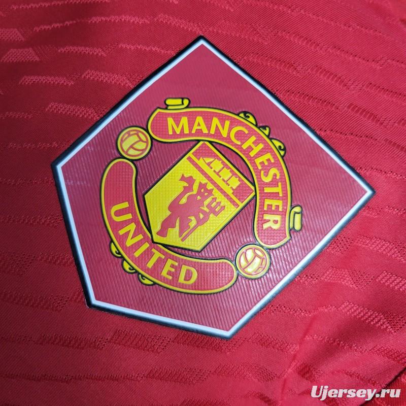 Player Version 23-24 Manchester United Home Jersey