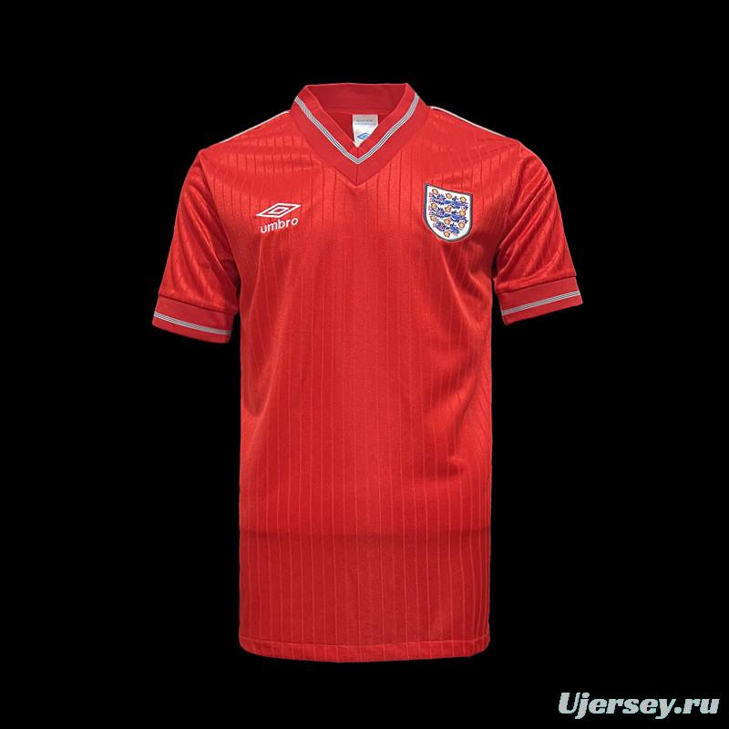 Retro 84/87 England Away Soccer Jersey